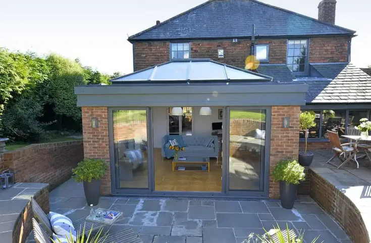 Patio Doors & Lantern Light Roof